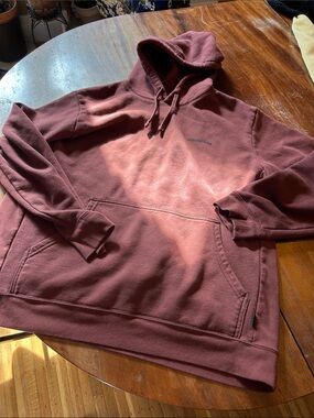 Patagonia Men's Hoodie in Dusty Rust Brown